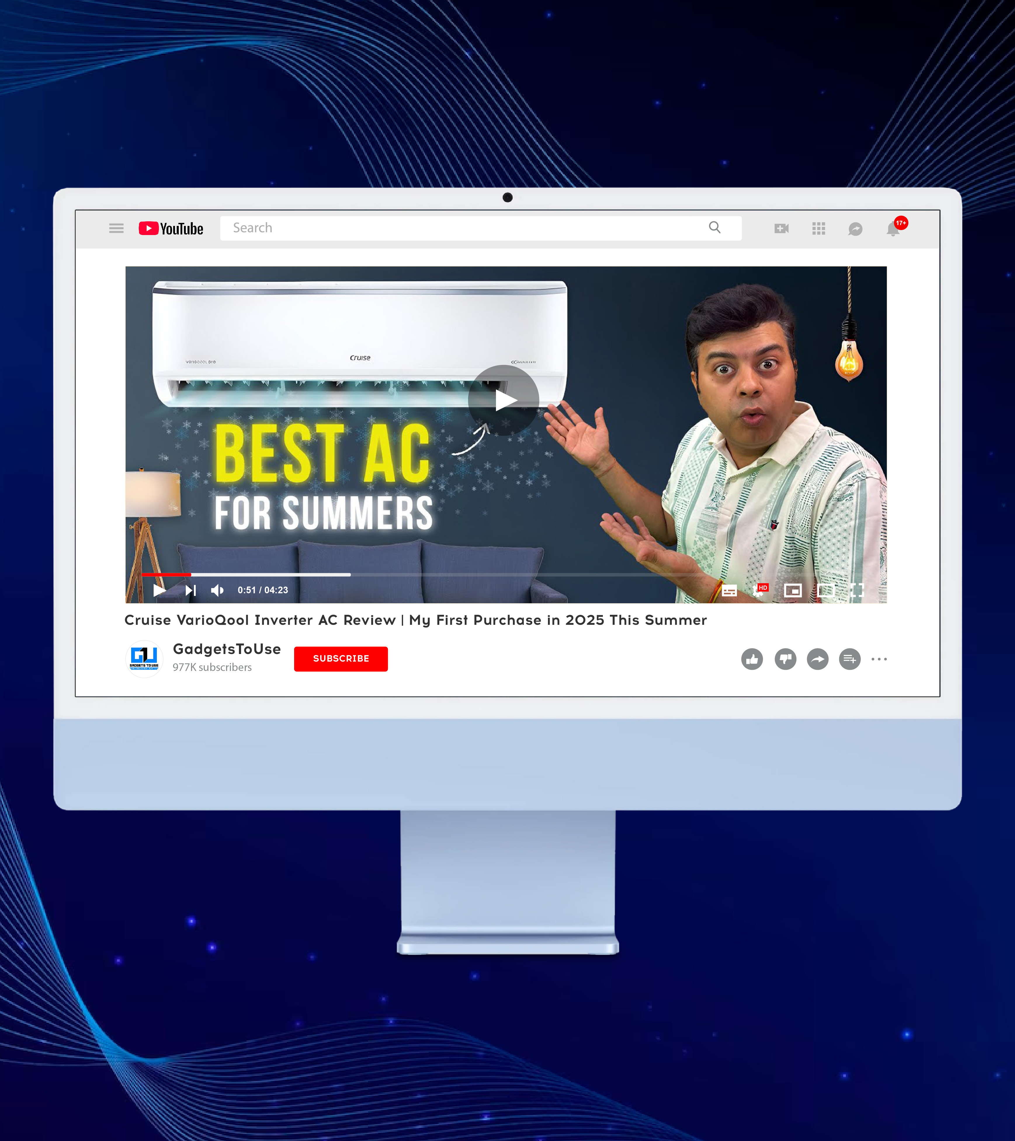 Cruise 1.5 Ton 3 Star Inverter Split AC | Trusted by Top Tech Creators!