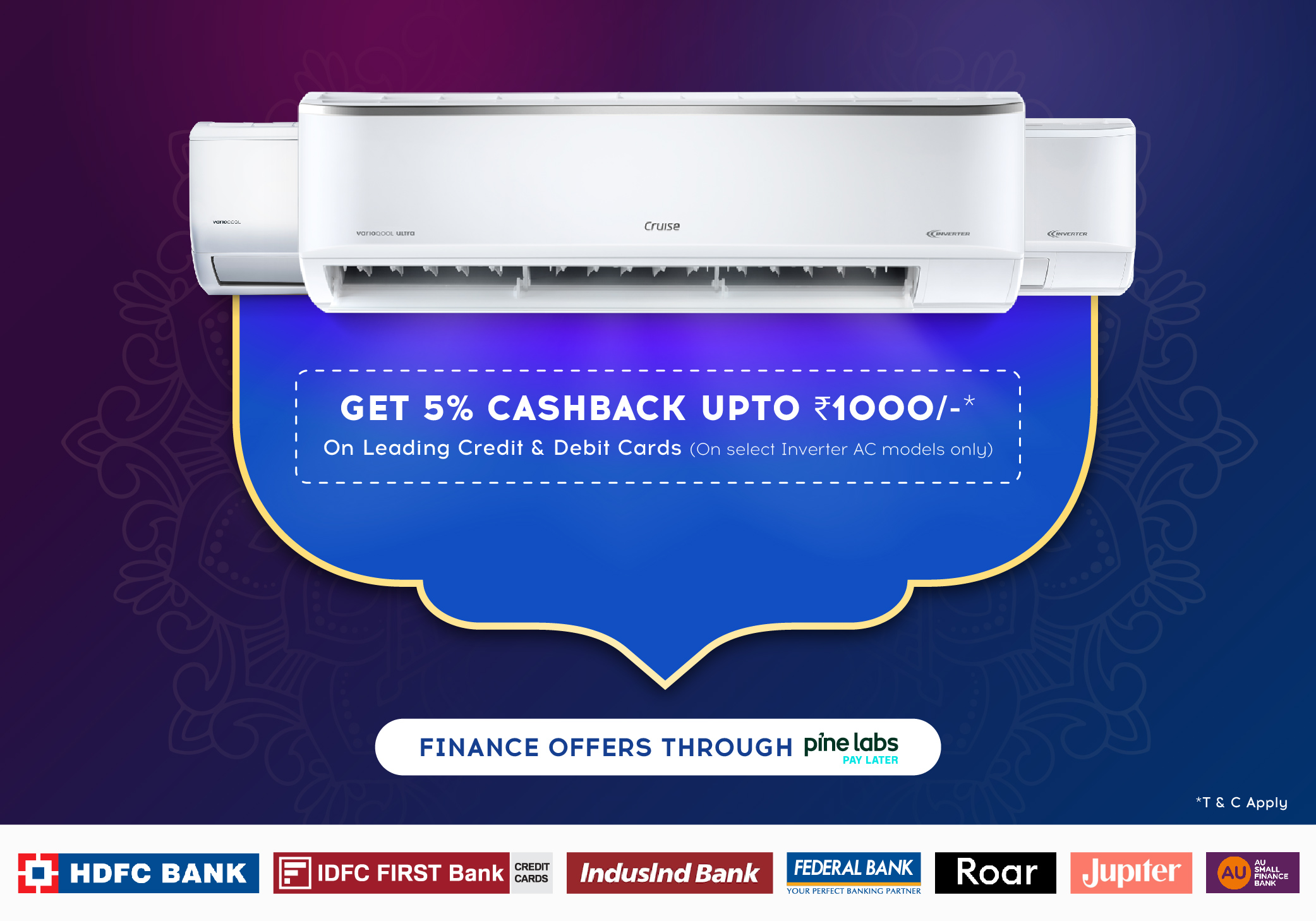 Cruise 2026 AC with instant cashback